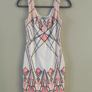 Bebe Pink Sequin Dress